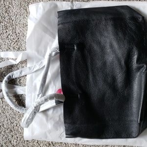 Over the shoulder Leather Diaper/ Handbag
